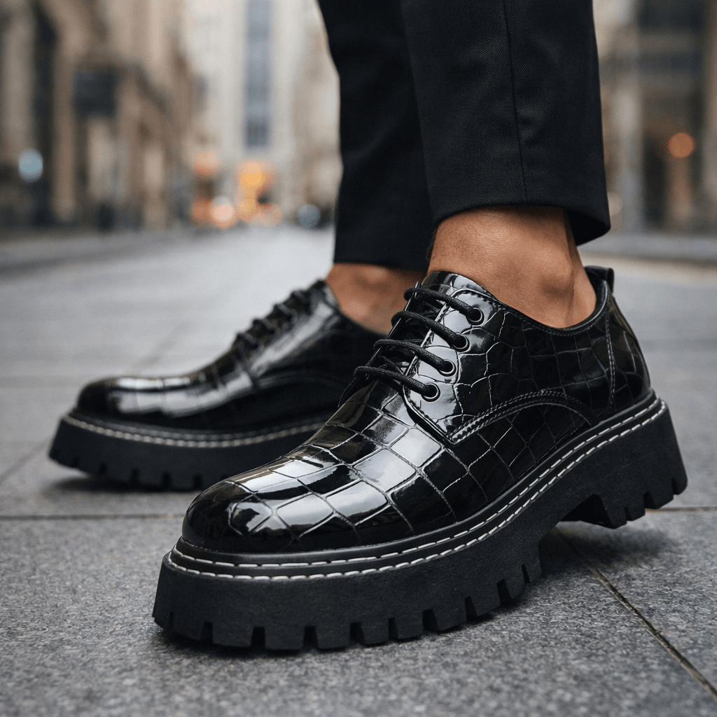 Kendrix Platform Leather Shoes